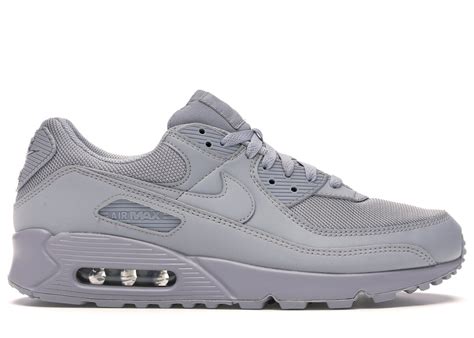 nike air max 90 weiß grey wolf stoff herren|air max 90 cool grey.